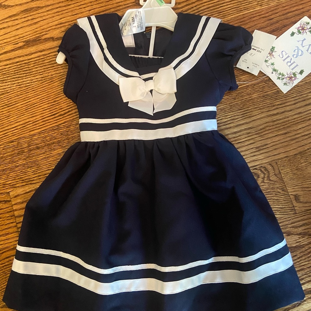 NEW Iris & Ivy nautical dress, 18 months
